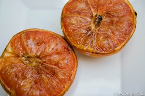 Pompelmoes in de oven gebakken