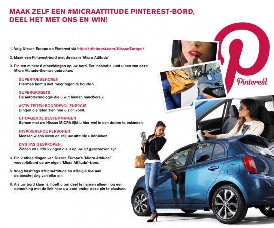 Micra Attitude Pinterest wedstrijd